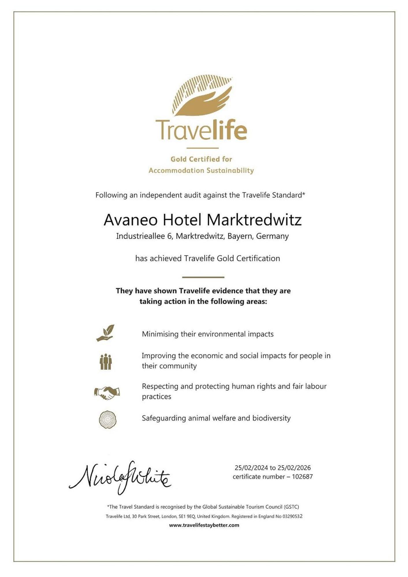 Avaneo Hotel Marktredwitz Dış mekan fotoğraf